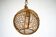 Vintage 1950s Italian Bamboo Sphere Chandelier