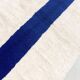 Beni Ouarain Moroccan Berber rug with majorelle blue line 2.45x1.52m