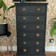 Vintage curved chest of drawers in a reinterpreted Louis XV style