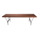 Mid-Century Bench in Iron and Brass, 1950s