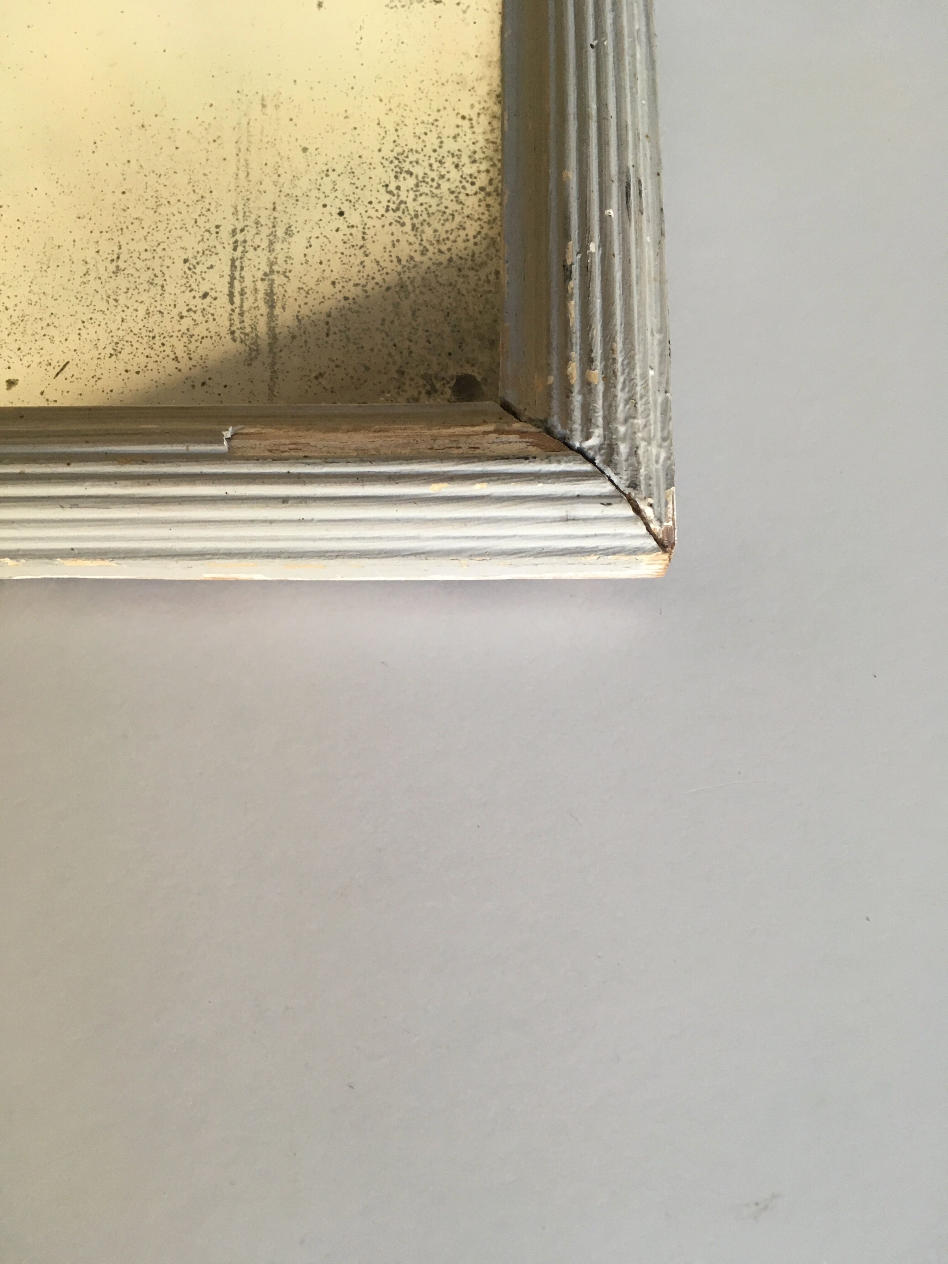 Mirror wood and plaster ancient art deco - 40x31cm