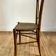 chaise de bistrot en bois ancienne début XXème