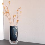 Vintage Scandinavian Art Glass Vase & bowl by Nils Landberg for Orrefors