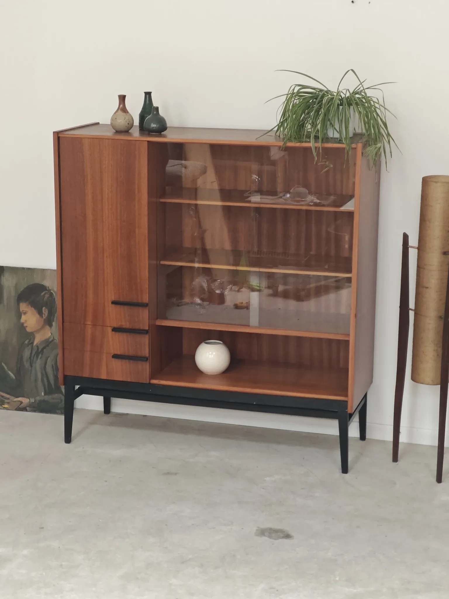 Wooden sideboard by Frantisek Mezulanik for Up Zavody 60