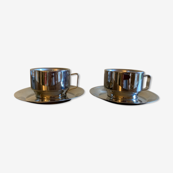 Stainless steel coffee cups