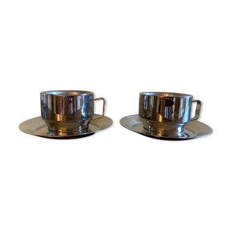 Stainless steel coffee cups