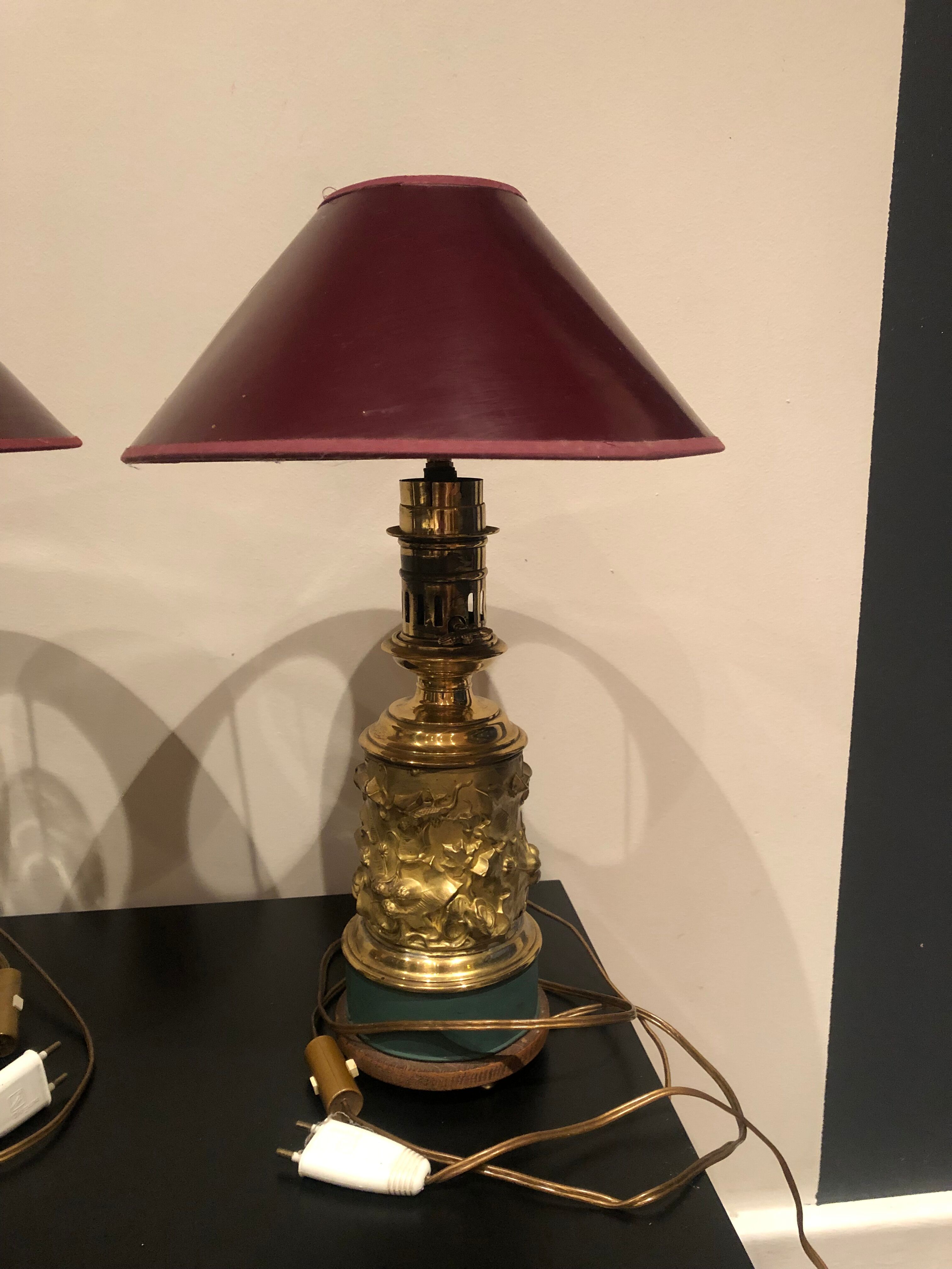 Paire de lampe ancienne