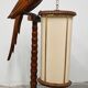 Mid Century Modern "Parrot" floor lamp attributed to Aldo Tura, 1950s.