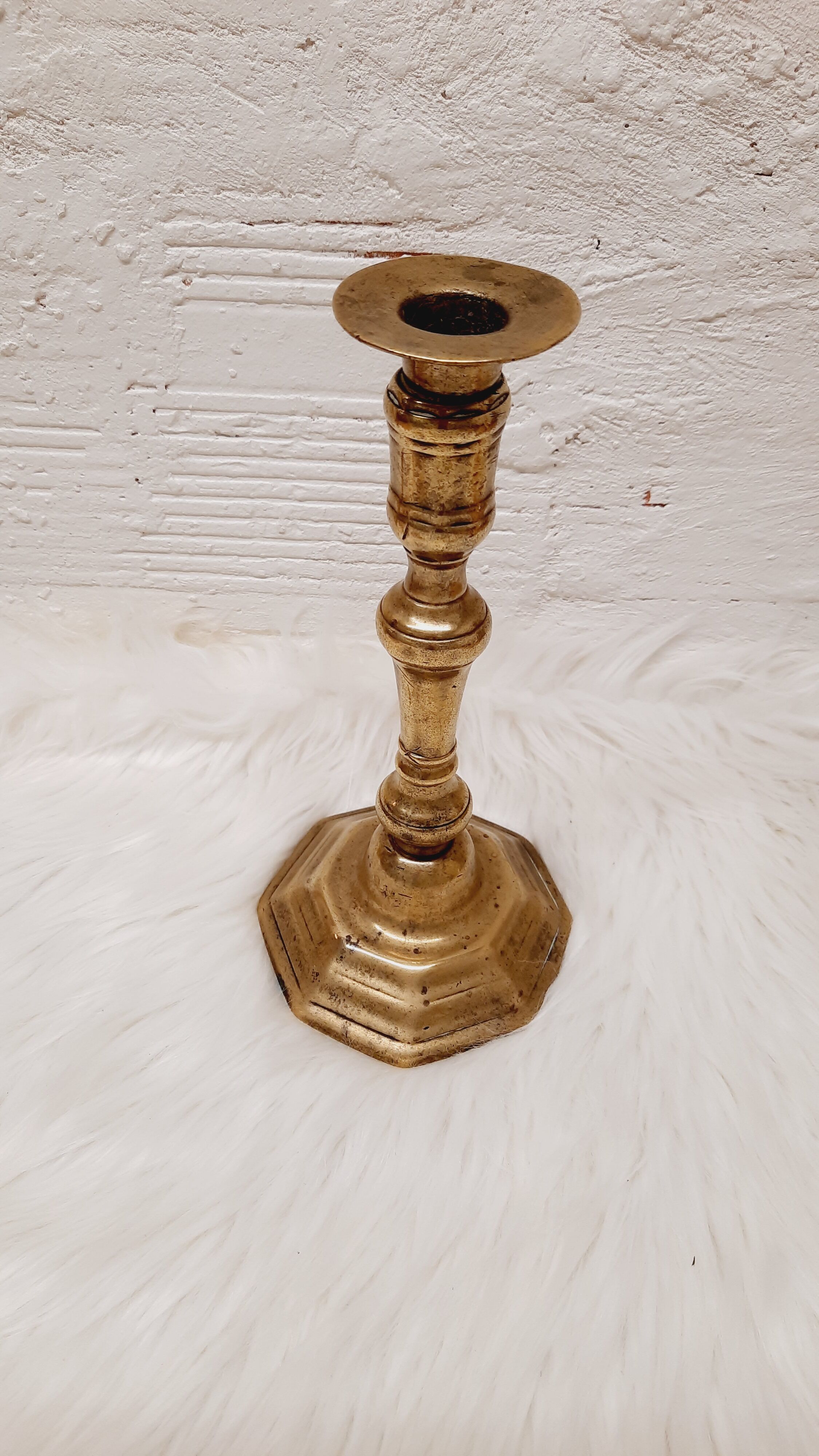 Golden bronze candlestick 13th century