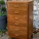 Vintage chest of drawers with compass feet 1960 H112