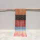 Handwoven coloured wool rug, 295 x 85 cm - R364