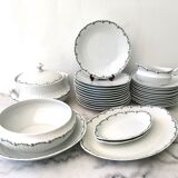 Service assiettes pour 12 personnes 1970