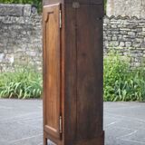 Old wardrobe, 1-door wooden wardrobe, old hosiery, storage unit, brutalist, 19th century