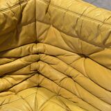 Togo - ligne roset - yellow leather