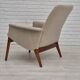 Années 1960, design danois par Alf Svensson pour Fritz Hansen, fauteuil retapissé modèle 4331