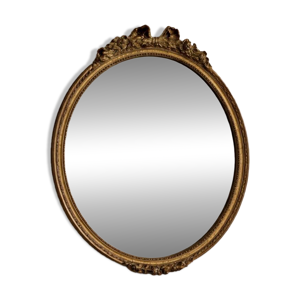 Miroir ancien ovale de - style