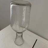 Carafe en verre blanc épais