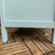 Vintage gray green bathroom chest of drawers