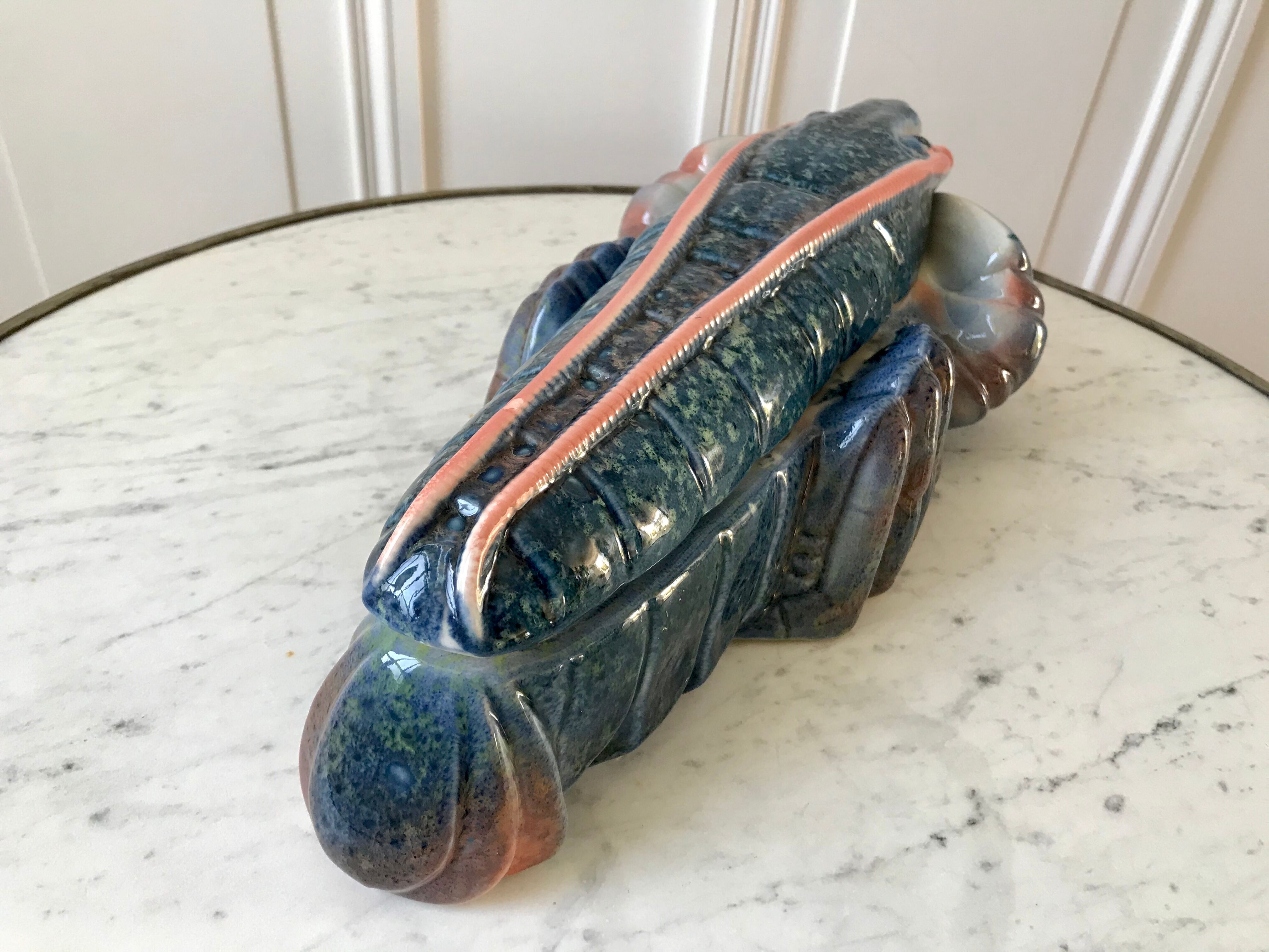 Lobster in vintage slurry