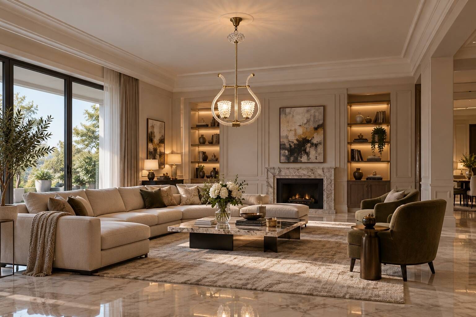 Amazing 2 Light Clear Rostrato Murano Glass Chandelier by Barovier & Toso,