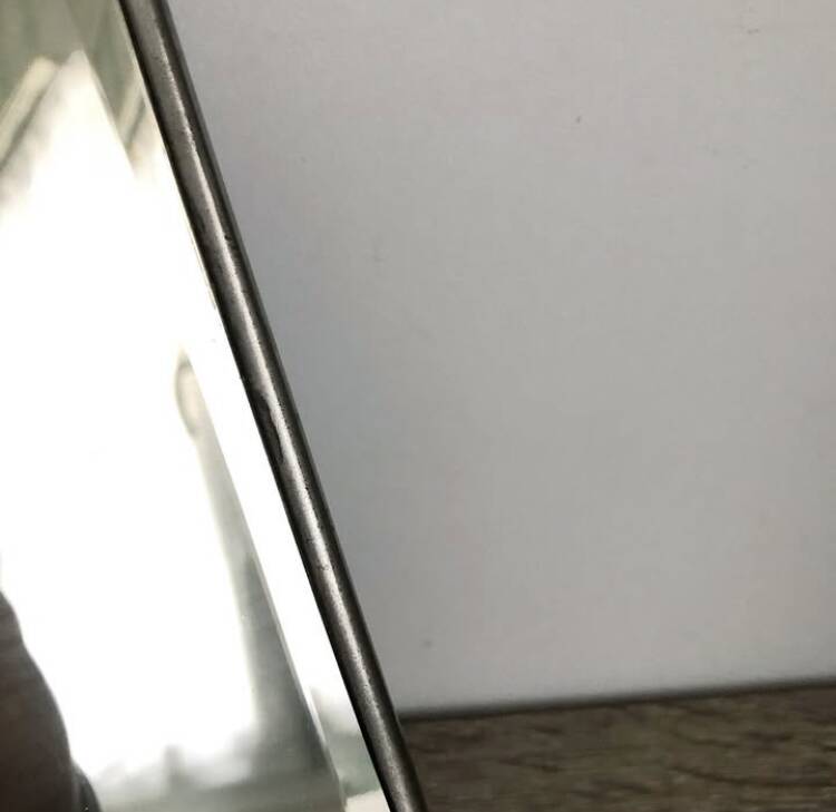 Vintage Beveled Barber Mirror