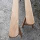 Paires de bancs en merisier bois brut