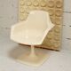 Armchair by Orlowski, resin, France, cira 1970, Stamp.