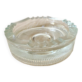Cendrier vide poche en verre 80's