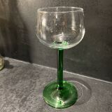 Set of 10 stemmed glasses