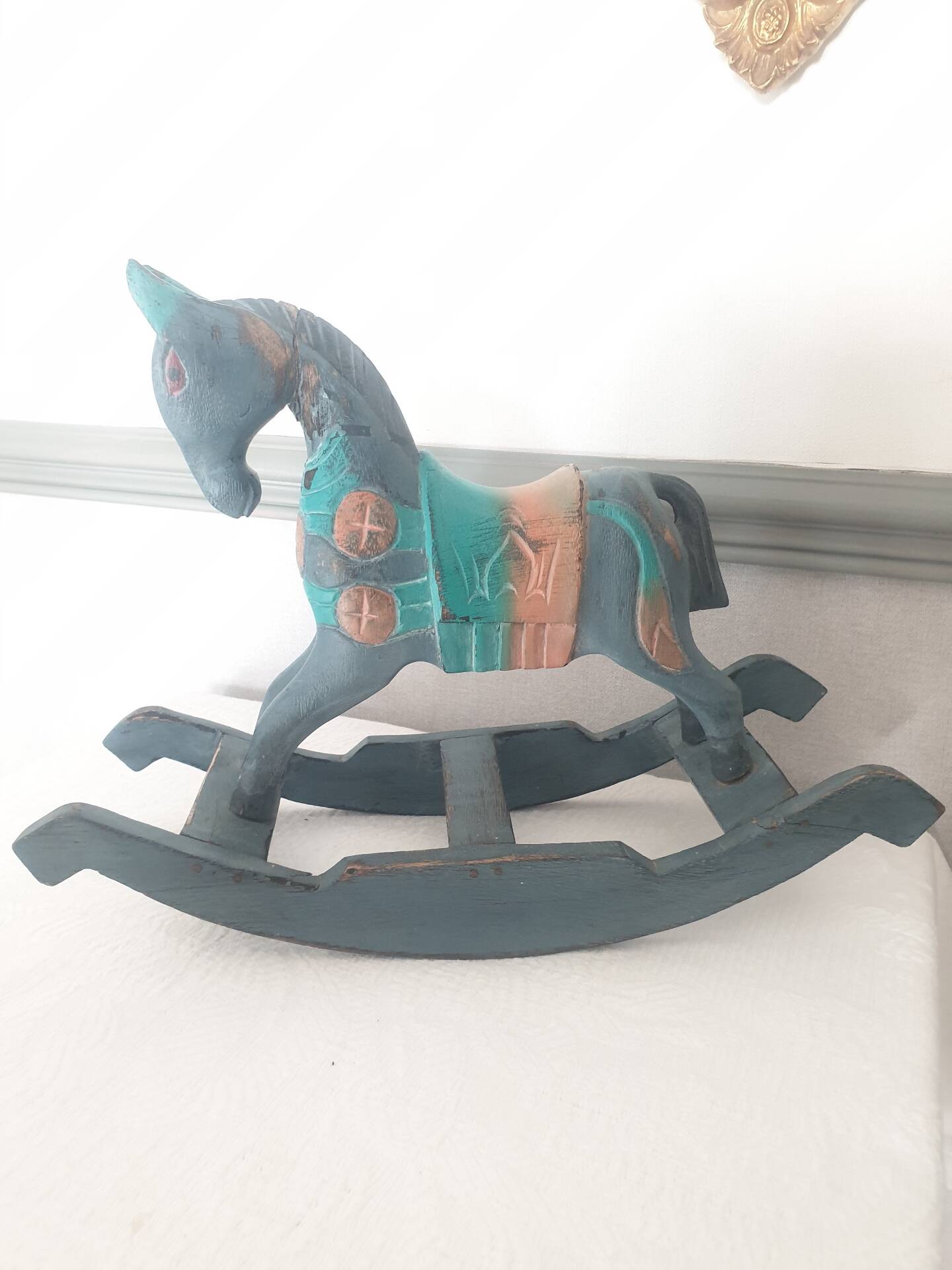 Cheval à bascule vintage