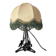 Lampe rétro en fer forgé et perles