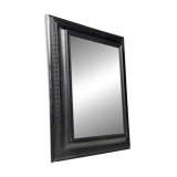 Ripple frame mirror black 20th century