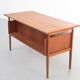 Scandinavian double-sided desk in teak by Gunnar Nielsen