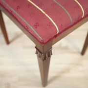 Tabouret en acajou du 20e siècle