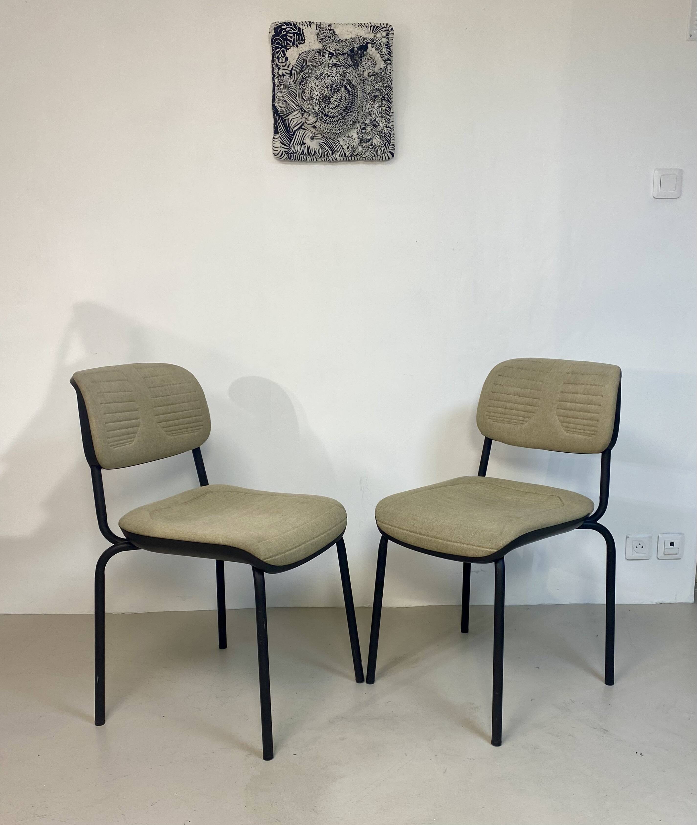Pair of vintage Eurosit chairs from the 1970s