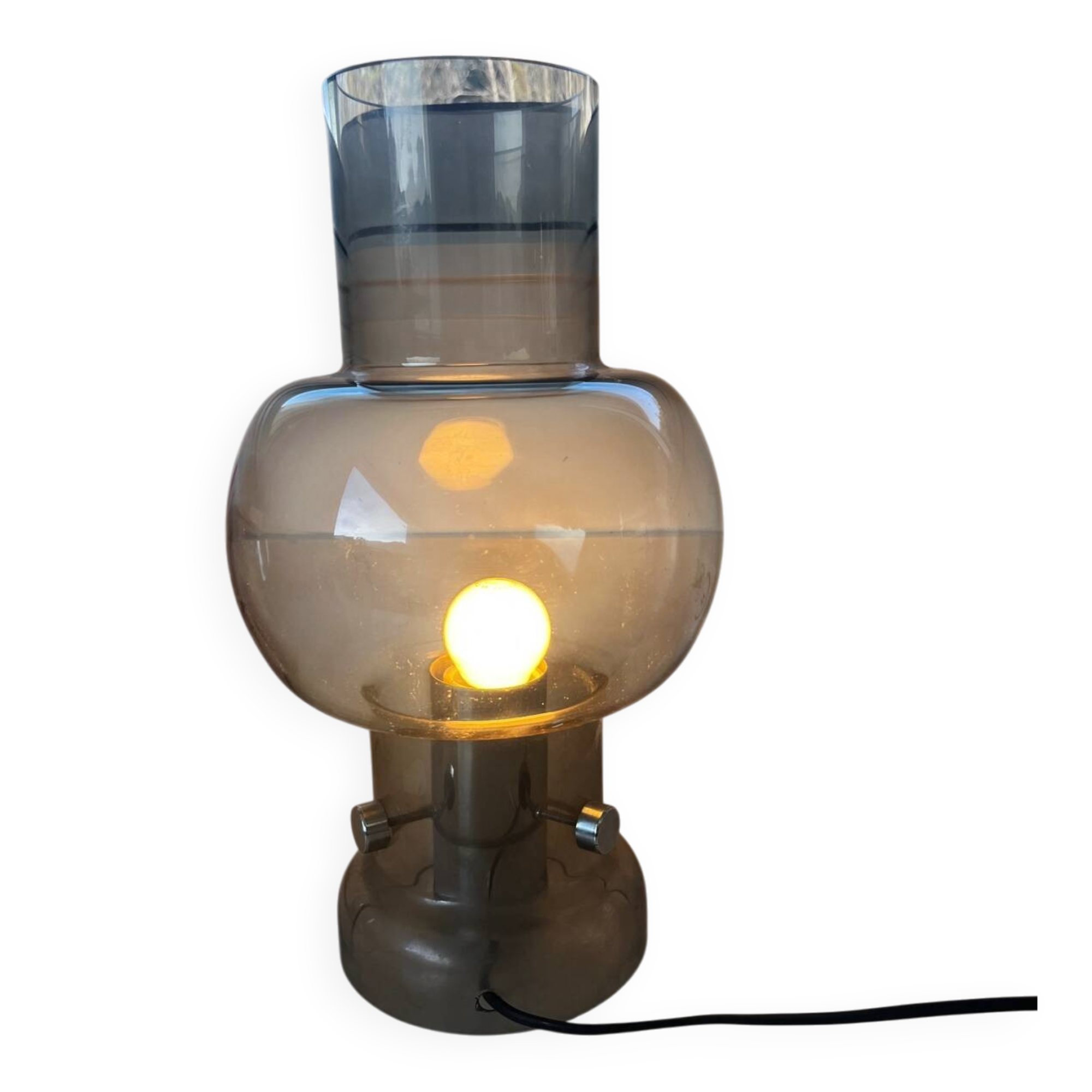 Lamp 1960 smoked glass