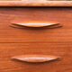 Tall teak chest of drawers from the 1960s