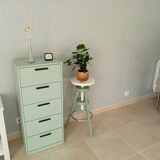 Vintage high screw stool