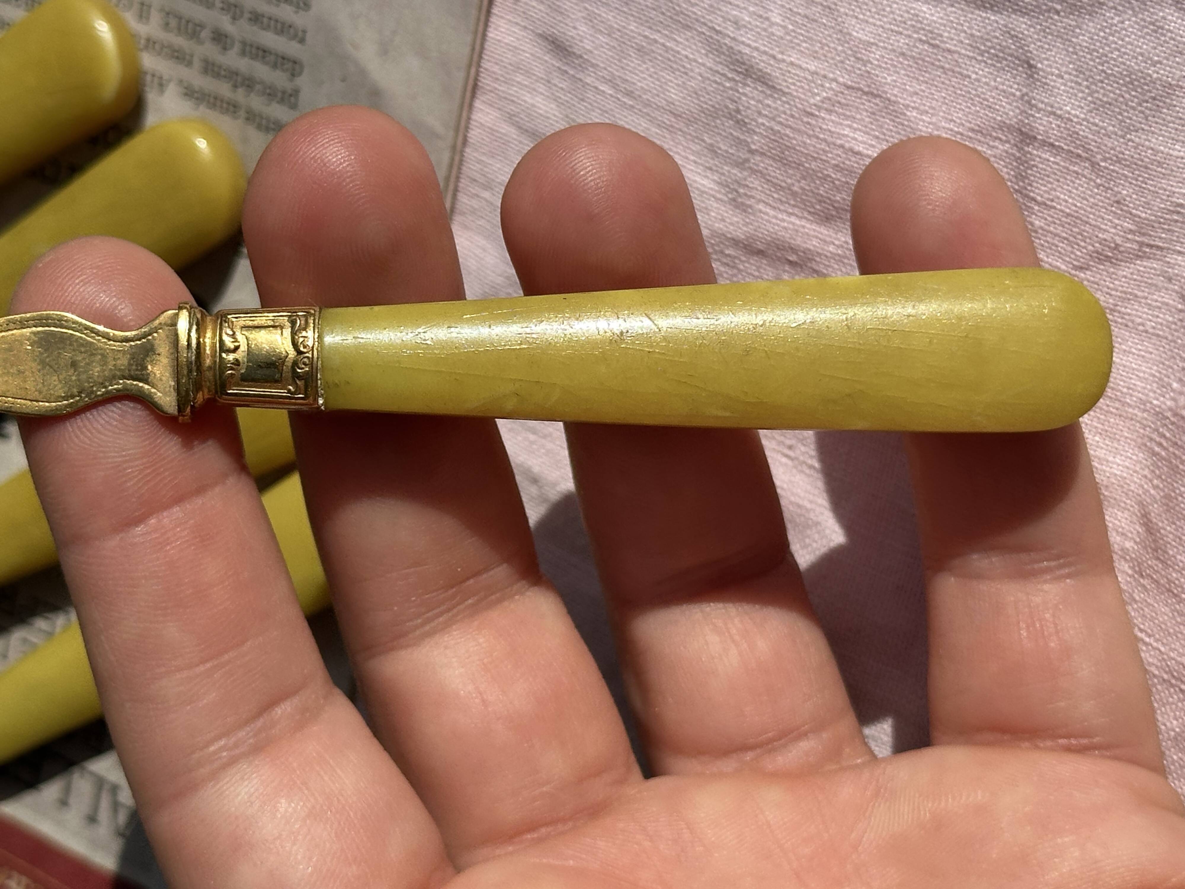 Set of 12 Dessert Cutlery - 1930s - Vintage Dessert Forks