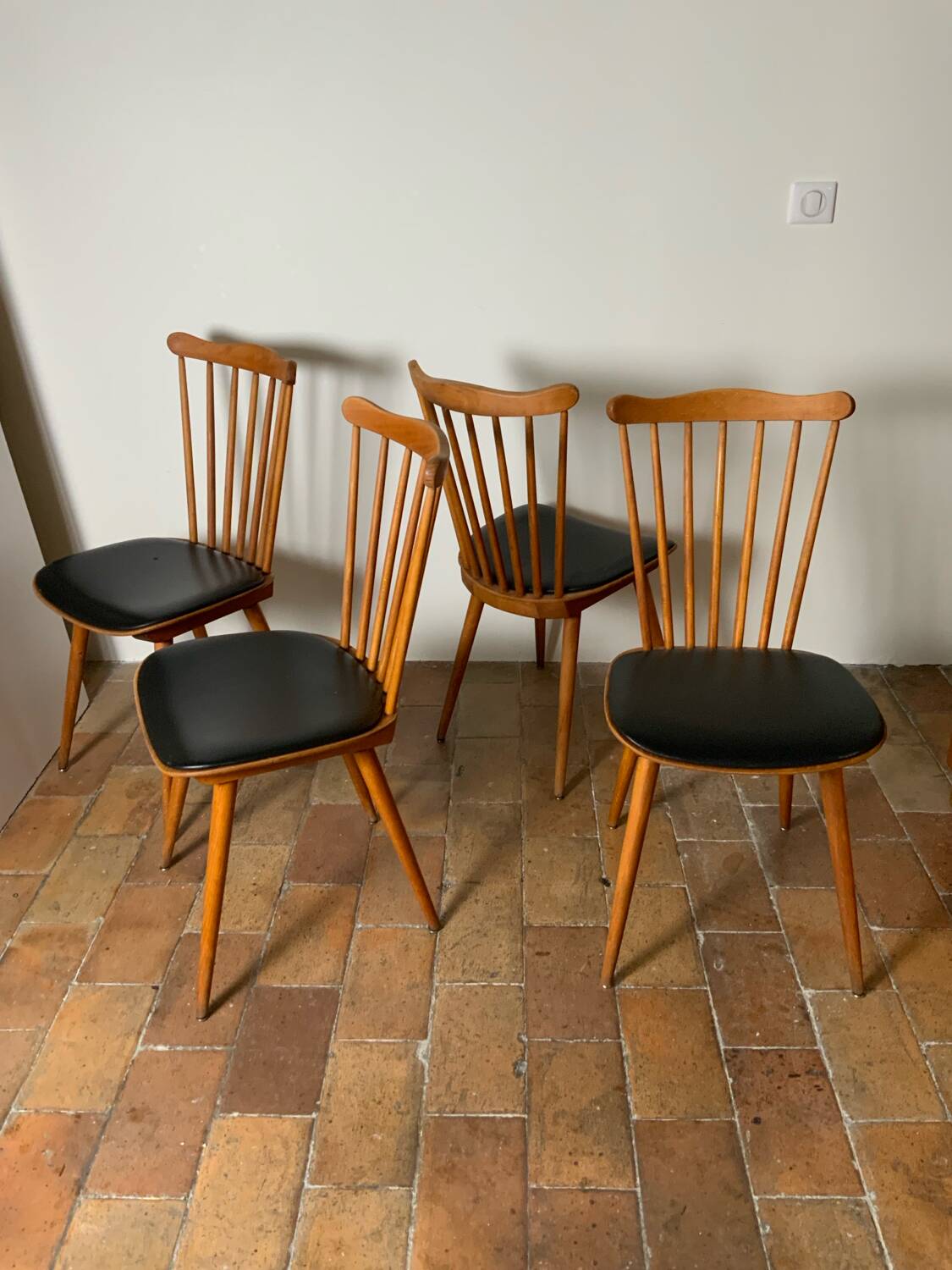 4 Baumann chairs