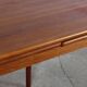 Vintage teak dining table 4-6 pers Danish design kitchen table 60s