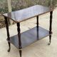 Desserte 2 plateaux vintage en palissandre