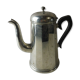 Old metal and wood pourer/coffee maker, vintage