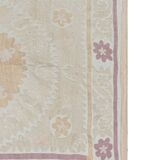 Hand knotted rug, vintage Turkish rug 101x131 cm
