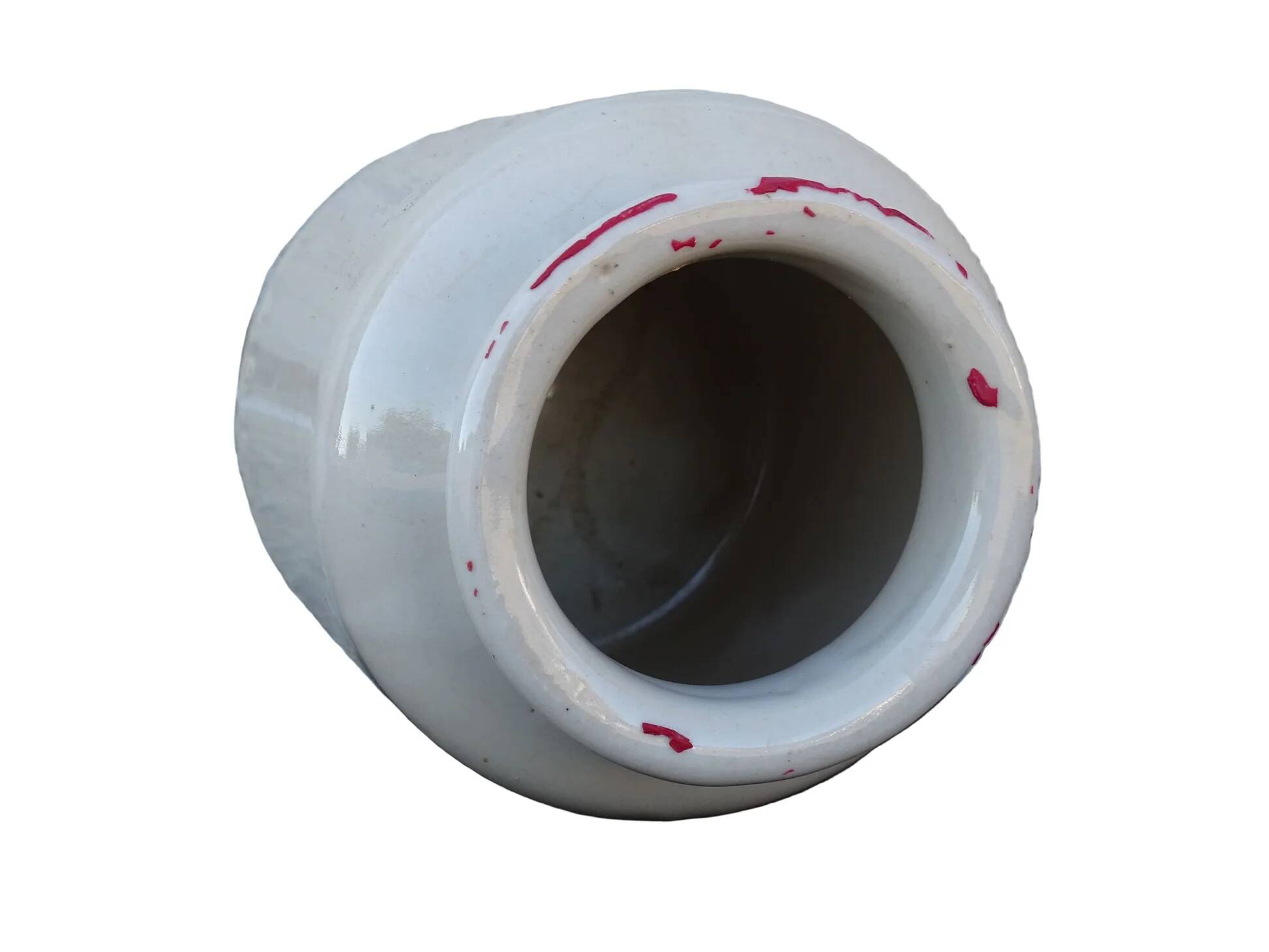 Pot à moutarde vintage français en grès