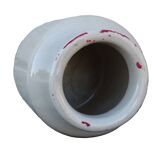 Pot à moutarde vintage français en grès