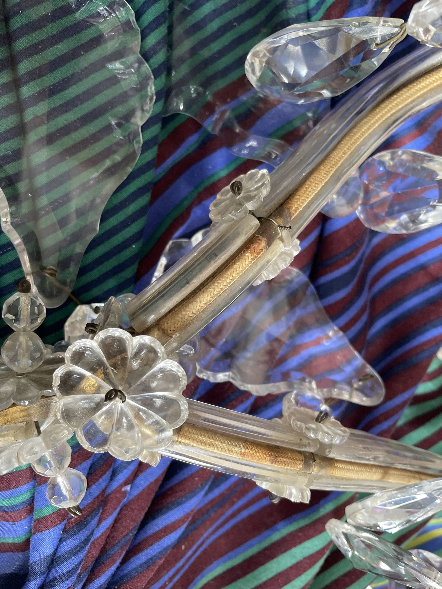 Lustre ancien cristal fabrication française