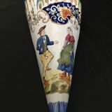 Desvres décor Rouen vase suspended