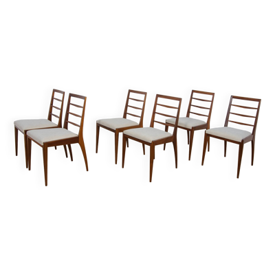 Chaises de Salle à Manger Mid-Century en Teck de McIntosh, 1960s, Set de 6