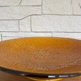 Large earthenware dish Poet Laval Drome France